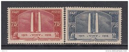 1936  YVERT  Nº 316 / 317   / * / - Nuovi