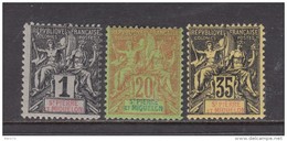 1892    YVERT  Nº  59 , 65 , 76 ,    / * / - Unused Stamps
