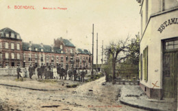 Boendael Avenue Du Pesage Hotel Du Cygne N° 5 Estaminet 1921 Edit. G.de Mulder Couleur Marcovici - Ixelles - Elsene