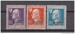 1927    Sassone  Nº  109 / 111   / ** / - Somalia