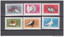 1957    YVERT  Nº  1230 / 1234   / ** / - Pigeons & Columbiformes