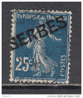 POSTES SERBES  �?  CORFOU   1917    YVERT   Nº 8 - Guerre (timbres De)