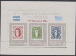 ARGENTINA - 1966 Stamp Show Souvenir Sheet. Scott 794a. MNH ** - Blocchi & Foglietti