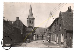 Arleux (nord) La Rue Des Lumières, Animée, Ancienne Voiture....................T1 - Arleux