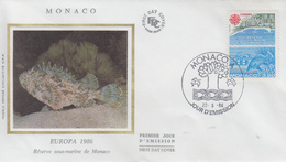 Enveloppe   FDC   1er  Jour   MONACO     EUROPA    1986 - 1986