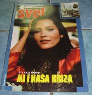 Barbara Carrera - SVET - Yugoslavia May 1985 VERY RARE - Magazines