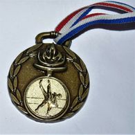 BELLE MEDAILLE FLAMME Art Martial JUDO 4.9 CM - Arti Martiali