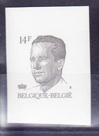 BELGIQUE COB 2352 **  NON DENTELE DECOUPE DU FEUILLET  BELGICA 1990. (4TJ39) - 1981-1990 Velghe