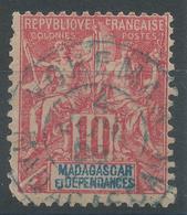 Lot N°48391  MADAGASCAR N°43, Oblit Cachet à Date Bleu De VOHEMAR (MADAGASCAR) - Usati