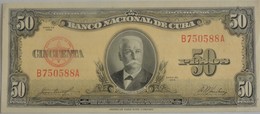 Billet De Cuba 50 Pesos 1958 Neuf/UNC - Cuba