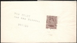 Bande Journal Affranchie Avec Un Timbre Préoblitéré Envoyée D'Ath Vers Bruges En 1922 - Roulettes 1920-29