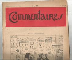 Journal Financier ,COMMENTAIRES ,illustrateur   , N° 434 , 17 Mai 1931 , 20 Pages,2 Scans ,frais Fr 3.15 E - Altri & Non Classificati