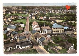 02181-LE-59-EN AVION AU-DESSUS DE ...FEIGNIES-Le Monument-Les Ecoles - Feignies