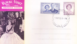 NEW ZEALAND : SPECIAL SOUVENIR COVER 09-12-1953 : ROYAL VISIT - Briefe U. Dokumente