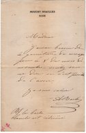 VP14.825 - MOUCHY NOAILLES ( OISE ) - LAS - Lettre Autographe Mr A. BACH - Other & Unclassified