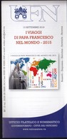 Vatican 2015 / The Apostolic Journeys Of Pope Francis / Prospectus, Leaflet, Brochure - Storia Postale