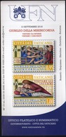 Vatican 2016 / Jubilee Of Mercy, To Visit The Sick And Imprisoned / Prospectus, Leaflet, Brochure - Storia Postale