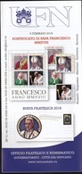 Vatican 2018 / Pontificate Of Pope Francis / Prospectus, Leaflet, Brochure - Storia Postale