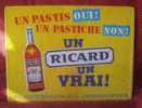 Plaque Métal "RICARD"  Modèle 2006. - Plaques En Tôle (après 1960)