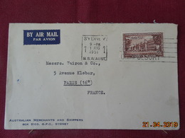 Lettre De 1951 à Destination De Paris - Lettres & Documents