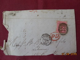 Fragment De Lettre De 1857 Avec Timbre "victoria" - Covers & Documents