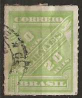 Timbre Bresil 1889 Postage 20r Yvert 11 - Dienstzegels