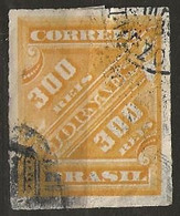 Timbre Bresil 1889 Postage 300r - Servizio