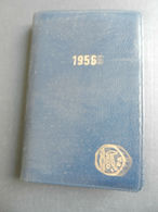 7ogg) PICCOLA MINI AGENDA DEL 1956 ILVA ALTIFORNI ACCIAIERIE COPERTINA IN PELLE IN OTTIMO STATO FORMATO 6 X 9 Cm - Otros & Sin Clasificación