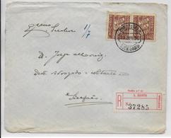 PORTUGAL - 1936 - ENVELOPPE RECOMMANDEE De S.BENTO => SINFOES - Briefe U. Dokumente