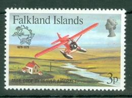 Falkland Is: 1979   Centenary Of U.P.U. Membership  SG368w   3p   [Wmk Crown To Right Of CA]  MNH - Falkland