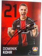 Dominik Kohr ( Bayer 04) - Autographes