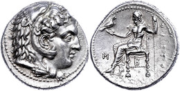 Babylon, Tetradrachme (17,18g), 323-317 V. Chr., Philipp III. Arrhidaios. Av: Herakleskopf Mit Löwenfell Nach Rechts. Re - Autres & Non Classés