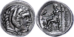 Amphipolis, Tetradrachme (17,26g), 315-294 V. Chr., Alexander III.. Av: Herakleskopf Mit Löwenfell Nach Rechts. Rev: Thr - Andere & Zonder Classificatie