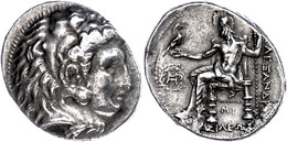 Babylon, Tetradrachme (16,63g), 211-305 V. Chr., Alexander III..Av: Herakleskopf Mit Löwenfell Nach Rechts. Rev: Thronen - Other & Unclassified