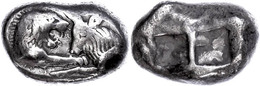 Stater (10,49g), 561-546 V. Chr., Kroisos, Sardeis. Av: Löwen Und Stierprotome Einander Gegenüber. Rev: Zwei Quadratisch - Sonstige & Ohne Zuordnung