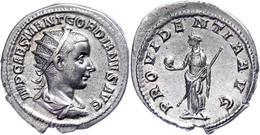 Gordianus III., 238-244, Antoninian (4,56g). Av: Büste Nach Rechts, Darum Umschrift. Rev: Stehende Providentia Mit Scept - Autres & Non Classés