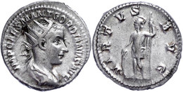 Gordianus III., 238-244, Antoninian (4,85g). Av: Büste Nach Rechts, Darum Umschrift. Rev: Stehender Virtus Mit Helm, Sch - Altri & Non Classificati