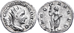 Trebonianus Gallus, 251-253, Antoninian (2,78g). Av: Büste Nach Rechts, Darum Umschrift. Rev: Stehende Annona Nach Recht - Sonstige & Ohne Zuordnung