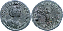 Magnia Urbica, 283-285, Antoninian (2,34g), Ticinum. Av: Büste Nach Rechts, Darum "MAGNIA VRBICA AVG". Rev: Stehende Ven - Sonstige & Ohne Zuordnung