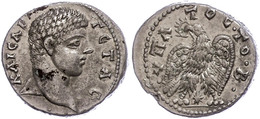 Syrien, Laodicea Ad Mare, Tetradrachme (13,34g), Geta, 208-209. Av: Kopf Nach Rechts, Darum Umschrift. Rev: Adler Mit Kr - Röm. Provinz