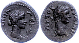 Lydien, Germe, Æ-Assarion (2,93g),98-117, Trajanus. Av: Kopf Nach Rechts, Darum Umschrift. Rev: Apollobüste Nach Rechts, - Provincia