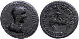 Koinon Der Makedonen, Beroia, Æ (12,79g), Diadumenianus, 217-218. Av: Büste Nach Rechts, Darum Umschrift. Rev: Caesar Mi - Provincia