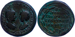 Moesien, Markianopolis, Æ-Pentassarion (12,76g), 220-221, Elagabalus Mit Julia Maesa. Av: Beider Büsten Einander Gegenüb - Province