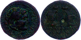 Koinon Der Makedonen, Beroia, Æ-Diassarion (12,26g), 238-244, Zur Zeit Gordianus III.. Av: Alexanderkopf Mit Löwenfell N - Provincia