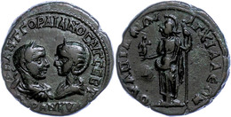 Thrakien, Anchialos, Æ (10,42g), Gordianus III., 238-244. Av: Die Büsten Des Kaiserpaares Einander Gegenüber, Darum Umsc - Provincia