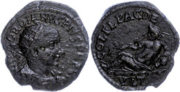 Thrakien, Deultum, Æ (6,45g), Gordianus III., 238-244. Av: Büste Nach Rechts, Darum Umschrift. Rev: Flussgott Lagert Nac - Röm. Provinz