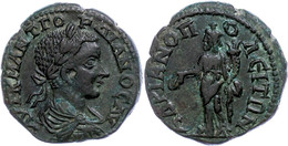 Thrakien, Hadrianopolis, Æ (10,35g), Gordianus III.. 238-244. Av: Büste Nach Rechts, Darum Umschrift. Rev: Stehender Sar - Provinces Et Ateliers