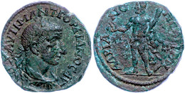 Thrakien, Hadrianopolis, Æ-Tetrassarion (8,43g), 238-244, Gordianus III. Av: Büste Nach Rechts, Darum Umschrift. Rev: St - Province