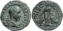 Moesia Superior, Viminacium, Æ (12,04g), Trajanus Decius, 249-251. Av: Büste Nach Rechts, Darum "IMP C M Q TRAJANVS DECI - Provinces Et Ateliers