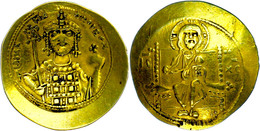 Constantinus IX., 1042-1055, Histamenon Nomisma (4,10g), Konstantinopel. Av: Thronender Christus Von Vorn, Darum Umschri - Byzantines